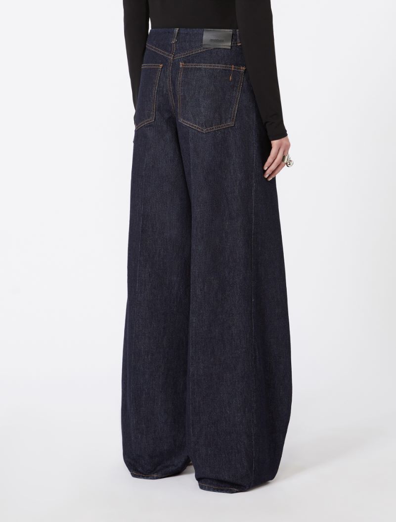 Oversized low-rise trousers - MIDNIGHTBLUE - Sportmax - 3