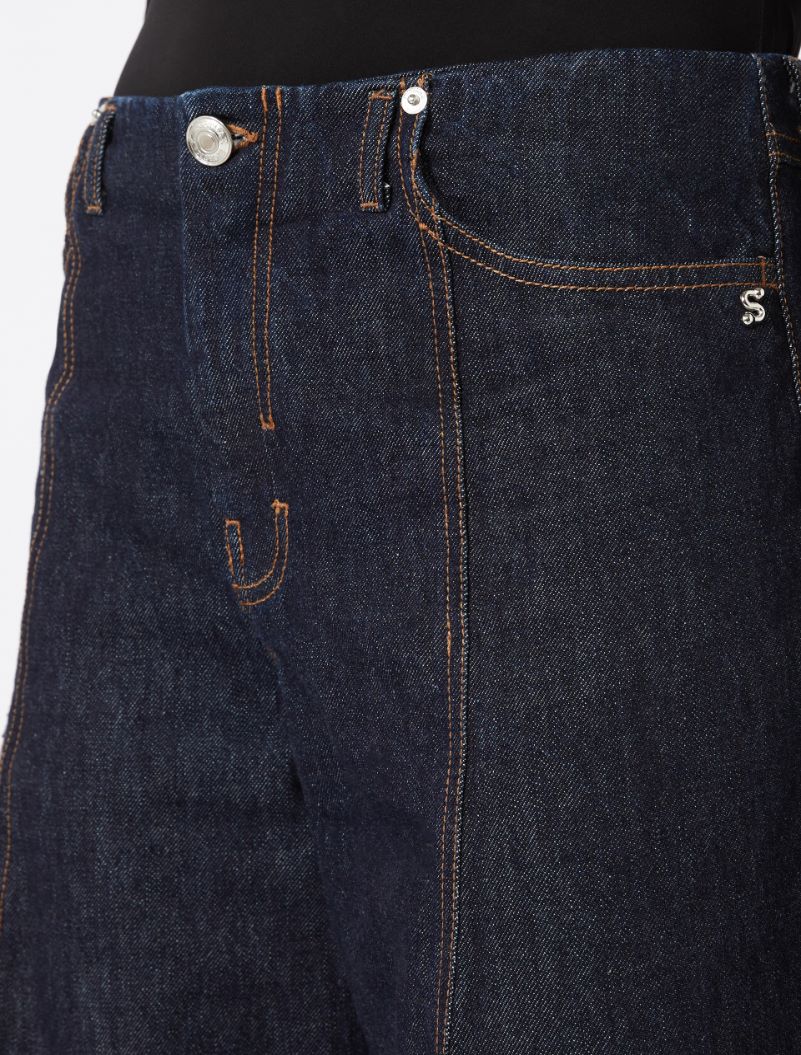 Oversized low-rise trousers - MIDNIGHTBLUE - Sportmax - 4