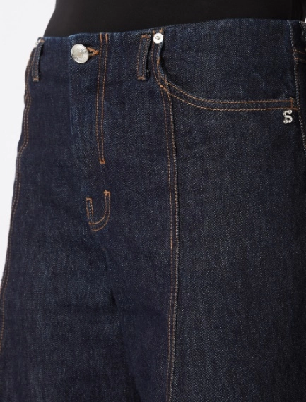 Oversized low-rise trousers - MIDNIGHTBLUE - Sportmax - 4