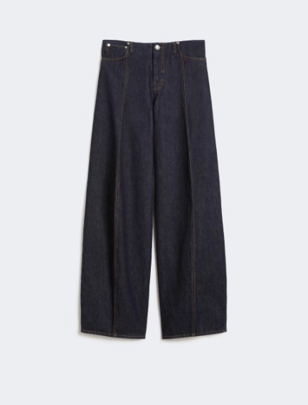 Oversized low-rise trousers - MIDNIGHTBLUE - Sportmax