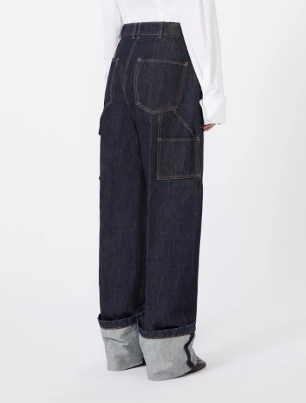 Denim con risvolto alto - BLU NOTTE - Sportmax - 3