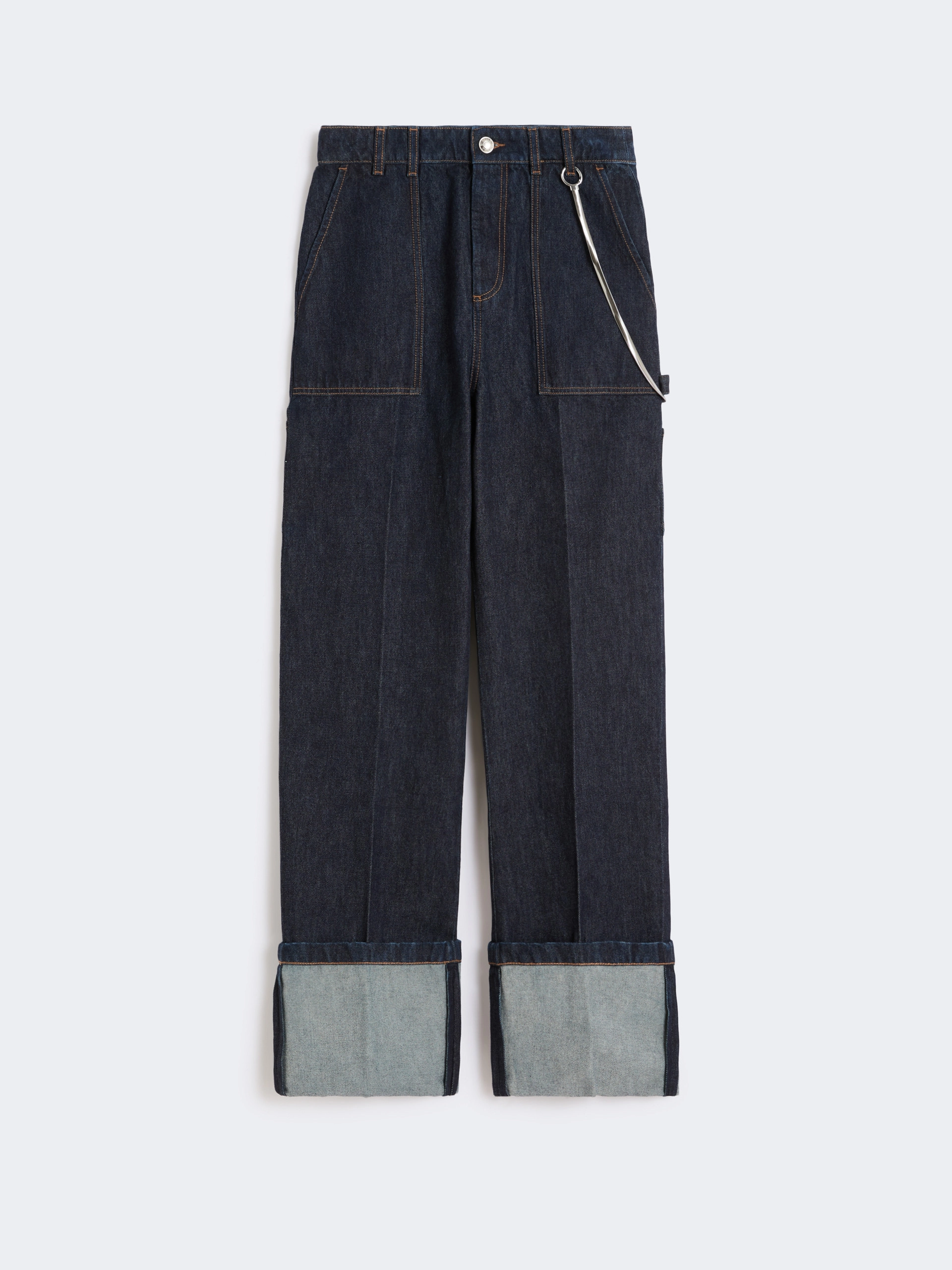 Denim con risvolto alto - BLU NOTTE - Sportmax - 5
