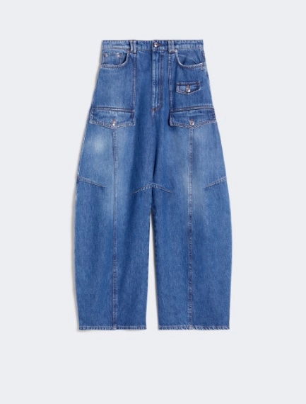 Denim cargo trousers - MIDNIGHTBLUE - Sportmax