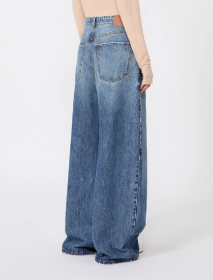 Oversized low-waisted jeans - MIDNIGHTBLUE - Sportmax - 3