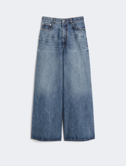 Oversized low-waisted jeans - MIDNIGHTBLUE - Sportmax