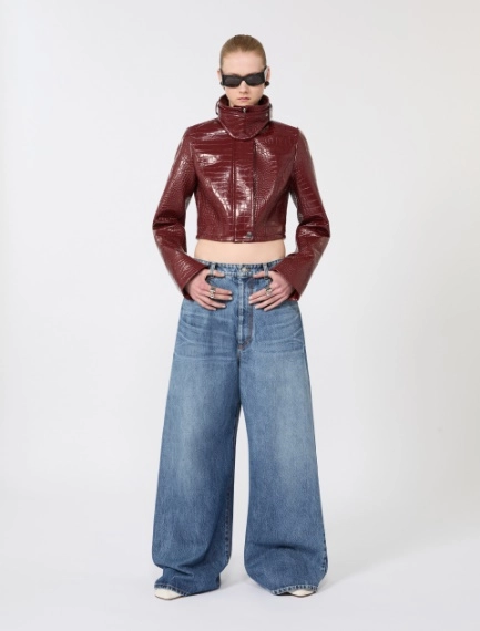 Oversized low-waisted jeans - MIDNIGHTBLUE - Sportmax - 1