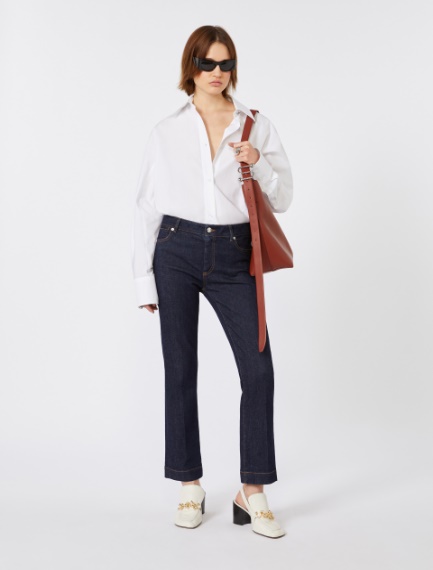 Perfect-fit mini flare jeans - ULTRAMARINE - Sportmax