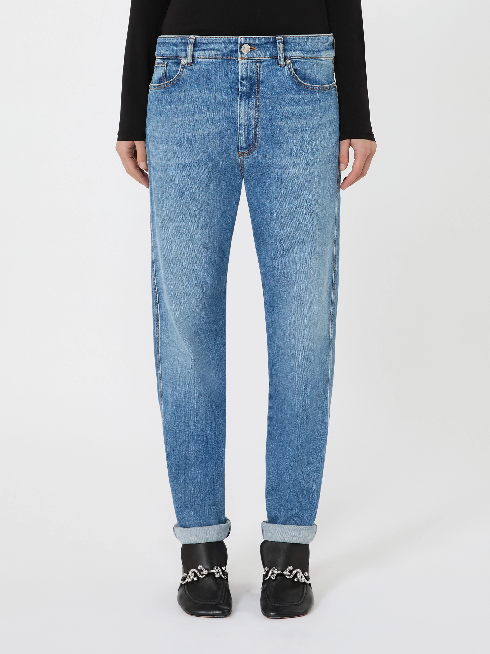 Perfect boyfriend jeans - ULTRAMARINE - Sportmax - 2