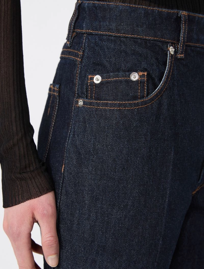 Slim-fit jeans with flared hems - MIDNIGHTBLUE - Sportmax - 4