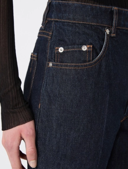 Slim-fit jeans with flared hems - MIDNIGHTBLUE - Sportmax - 4
