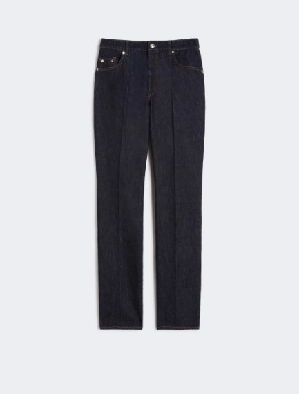 Slim-fit jeans with flared hems - MIDNIGHTBLUE - Sportmax