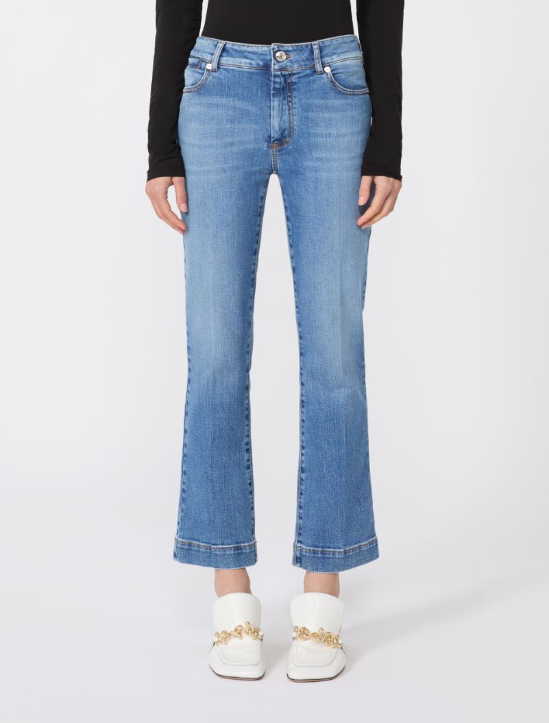 Perfect-fit low-rise mini flare trousers - ULTRAMARINE - Sportmax - 2