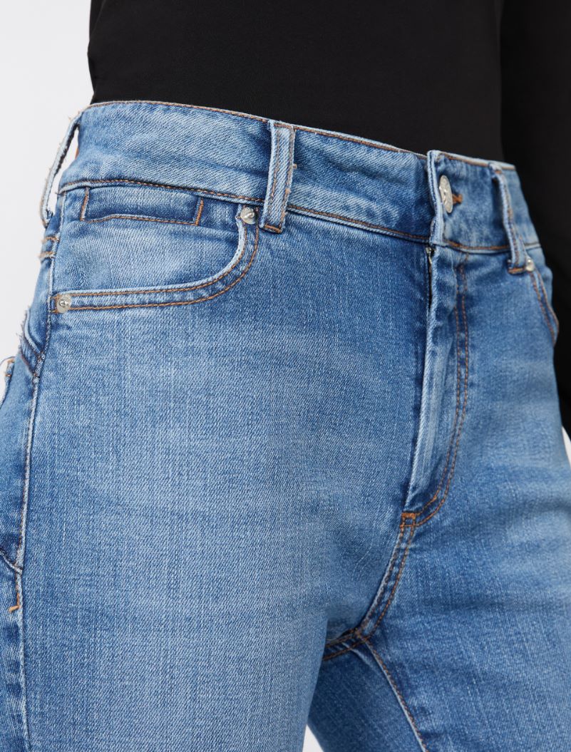 Perfect-fit low-rise mini flare trousers - ULTRAMARINE - Sportmax - 4