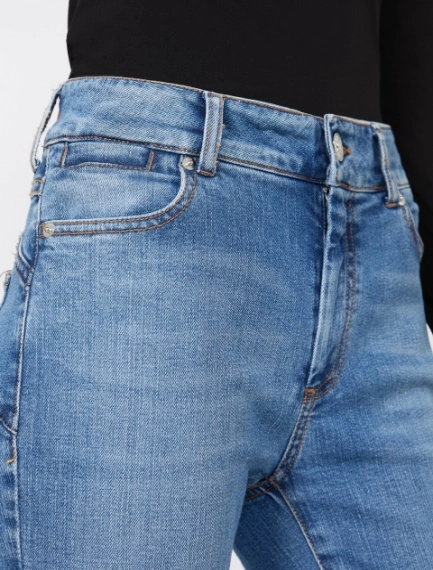 Perfect-fit low-rise mini flare trousers - ULTRAMARINE - Sportmax - 4