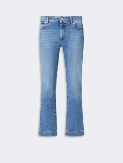 Perfect-fit low-rise mini flare trousers - ULTRAMARINE - Sportmax