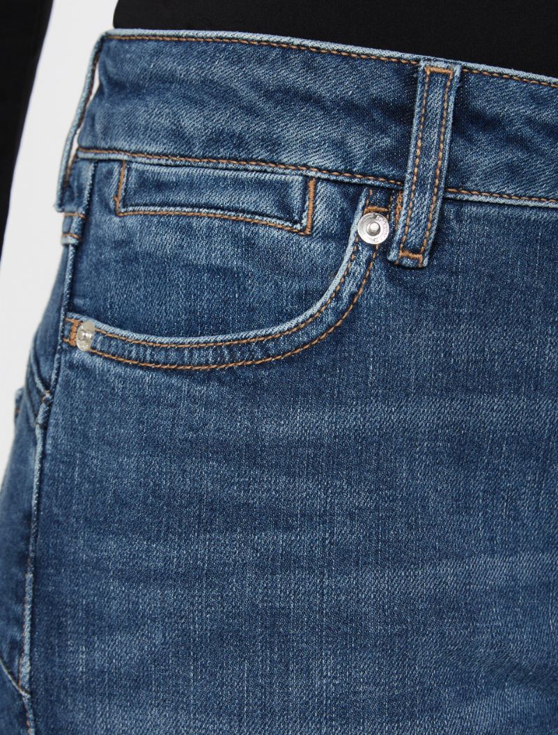 Perfect-fit low-rise mini flare trousers - ULTRAMARINE - Sportmax - 4