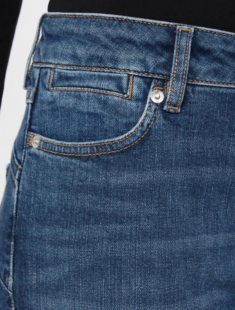 Perfect-fit low-rise mini flare trousers - ULTRAMARINE - Sportmax - 4