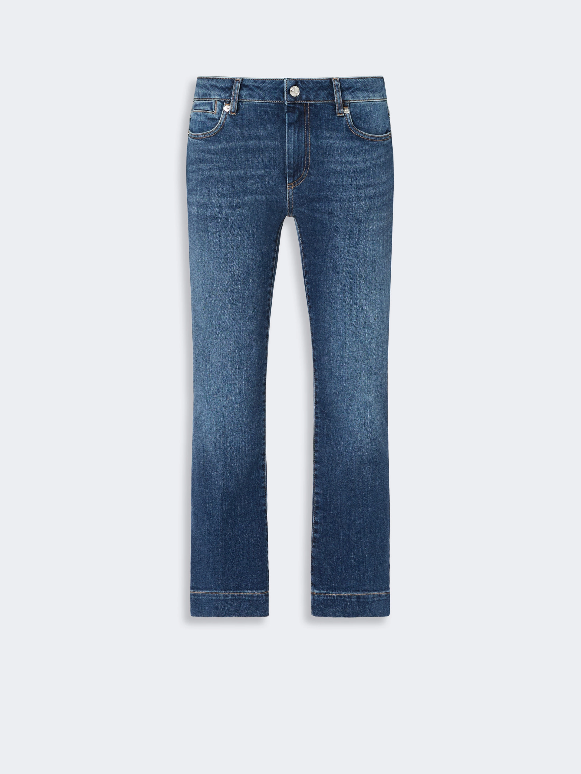 Pantalone perfect mini flare a vita bassa - BLU MARINO - Sportmax - 6