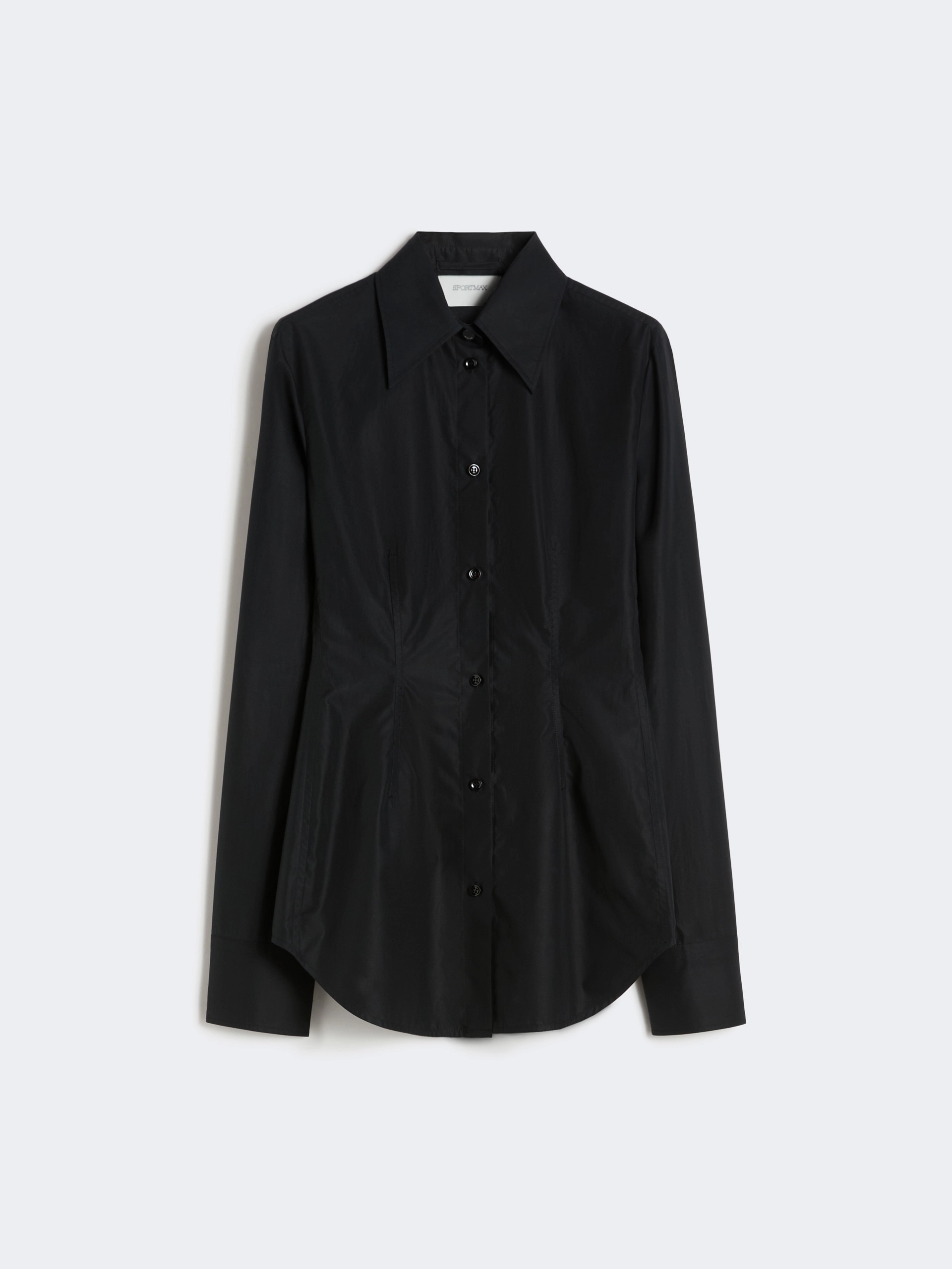 Slim-fit poplin shirt - BLACK - Sportmax - 6