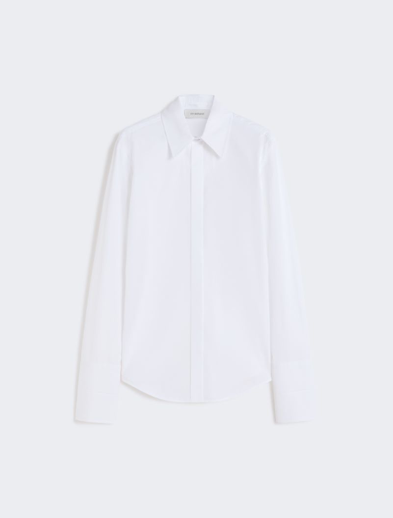 Cotton poplin shirt - OPTICAL WHITE - Sportmax - 7