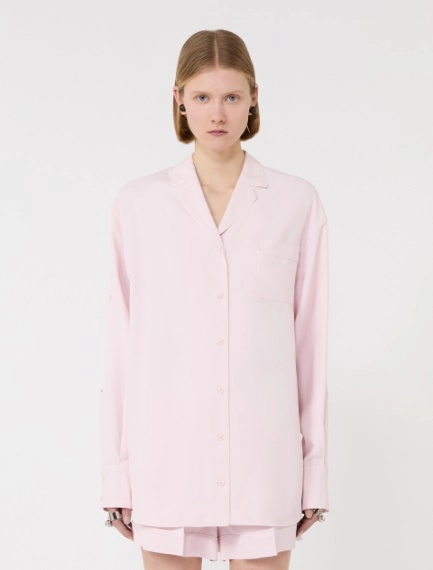 Satin overshirt - PINK - Sportmax - 2