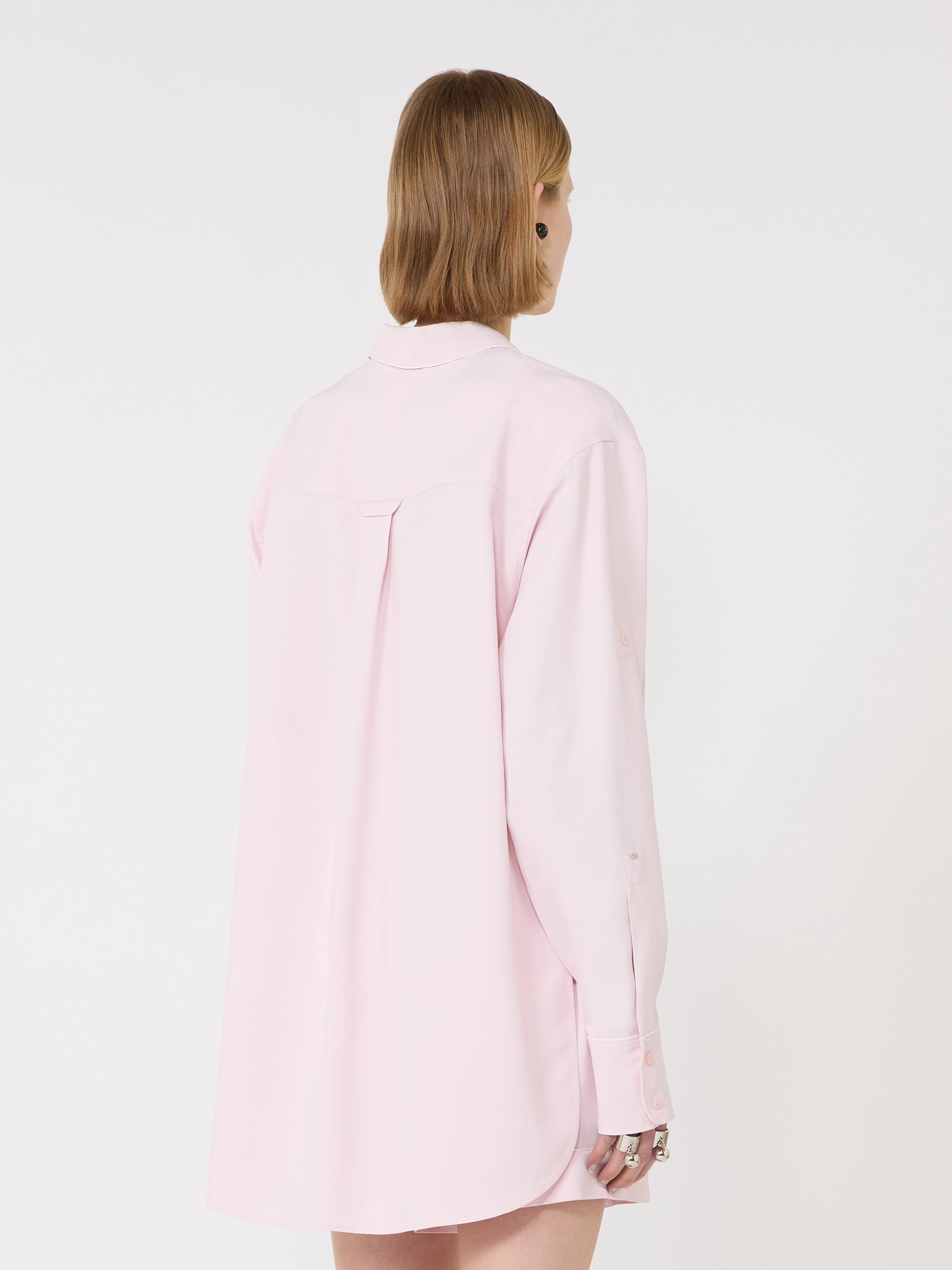 Satin overshirt - PINK - Sportmax - 3