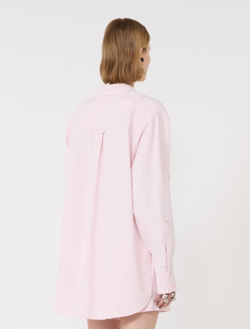 Satin overshirt - PINK - Sportmax - 3