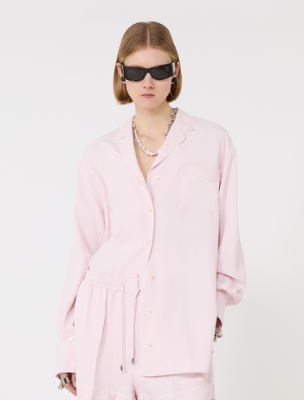 Satin overshirt - PINK - Sportmax