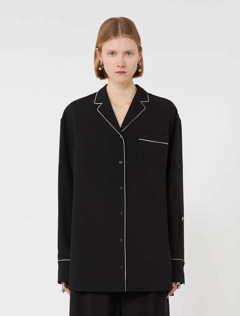 Satin overshirt - BLACK - Sportmax - 2