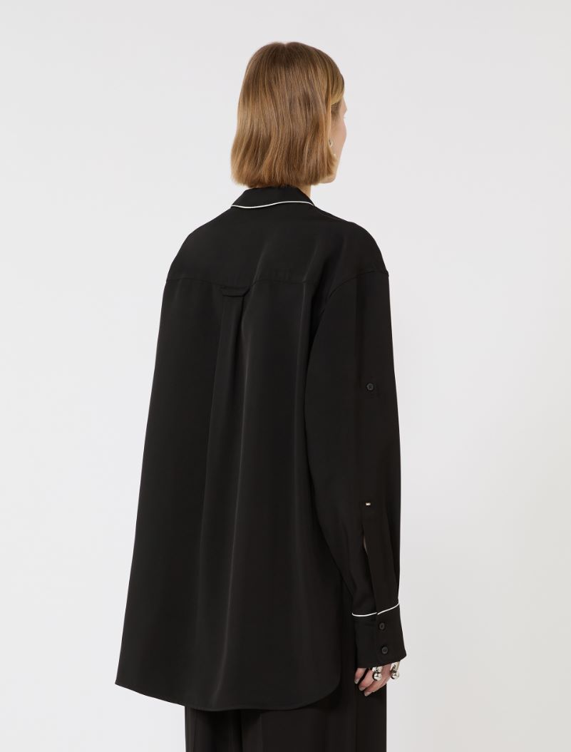 Satin overshirt - BLACK - Sportmax - 3