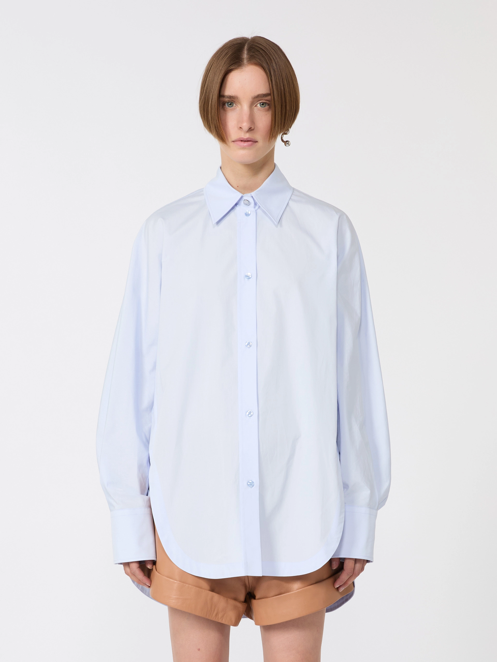 Poplin kimono-style tunic - AVIO - Sportmax - 4