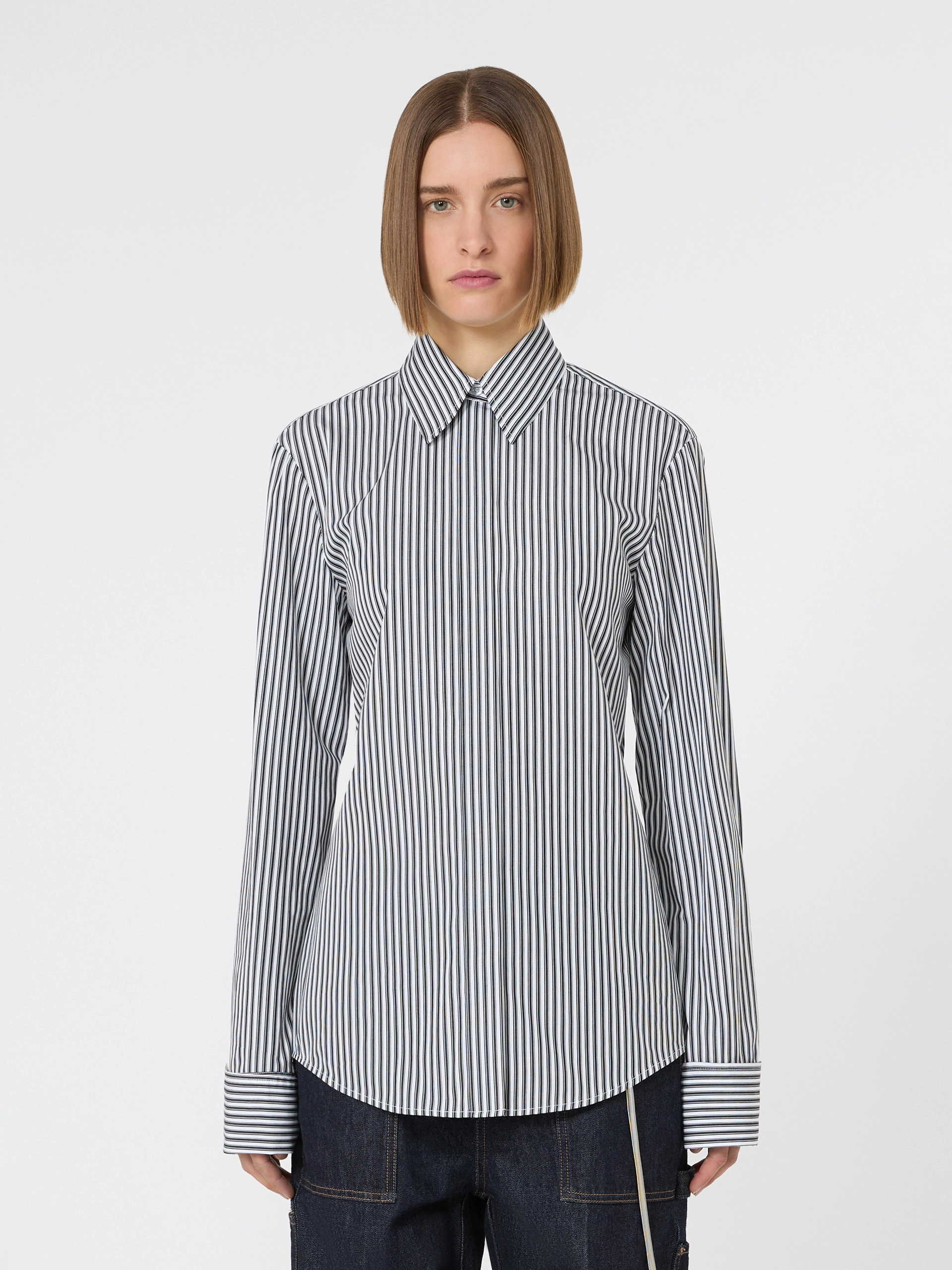 Cotton shirt - BLACK - Sportmax - 2