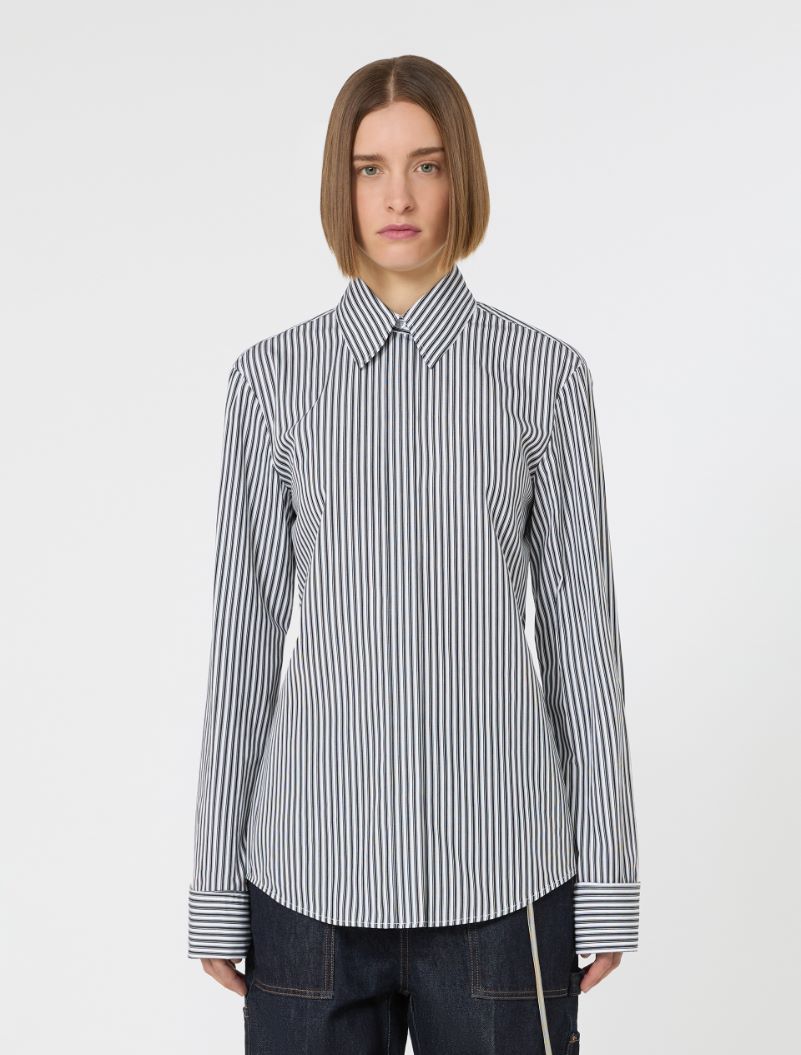 Cotton shirt - BLACK - Sportmax - 2