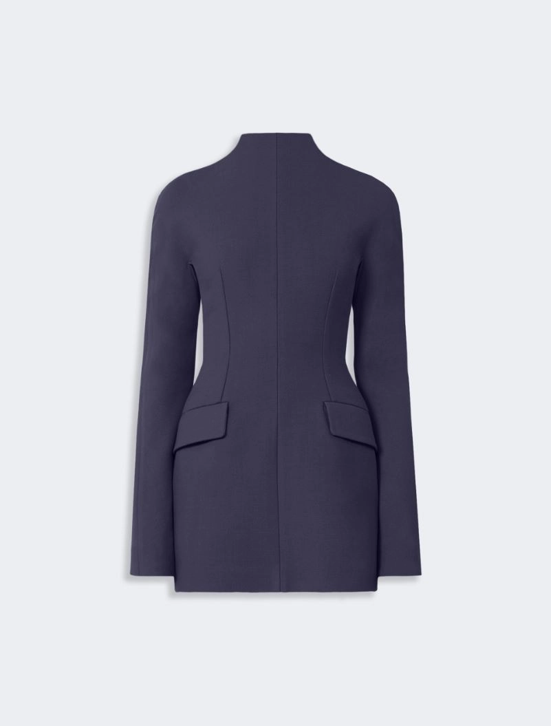 Short, contoured gabardine dress  - MIDNIGHTBLUE - Sportmax - 5