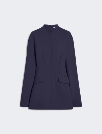 Abito corto sagomato in gabardina - BLU NOTTE - Sportmax - 5