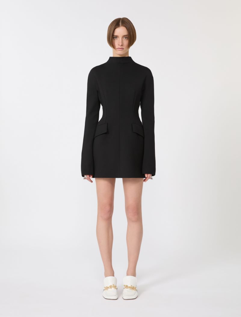 Short, contoured gabardine dress  - BLACK - Sportmax - 2