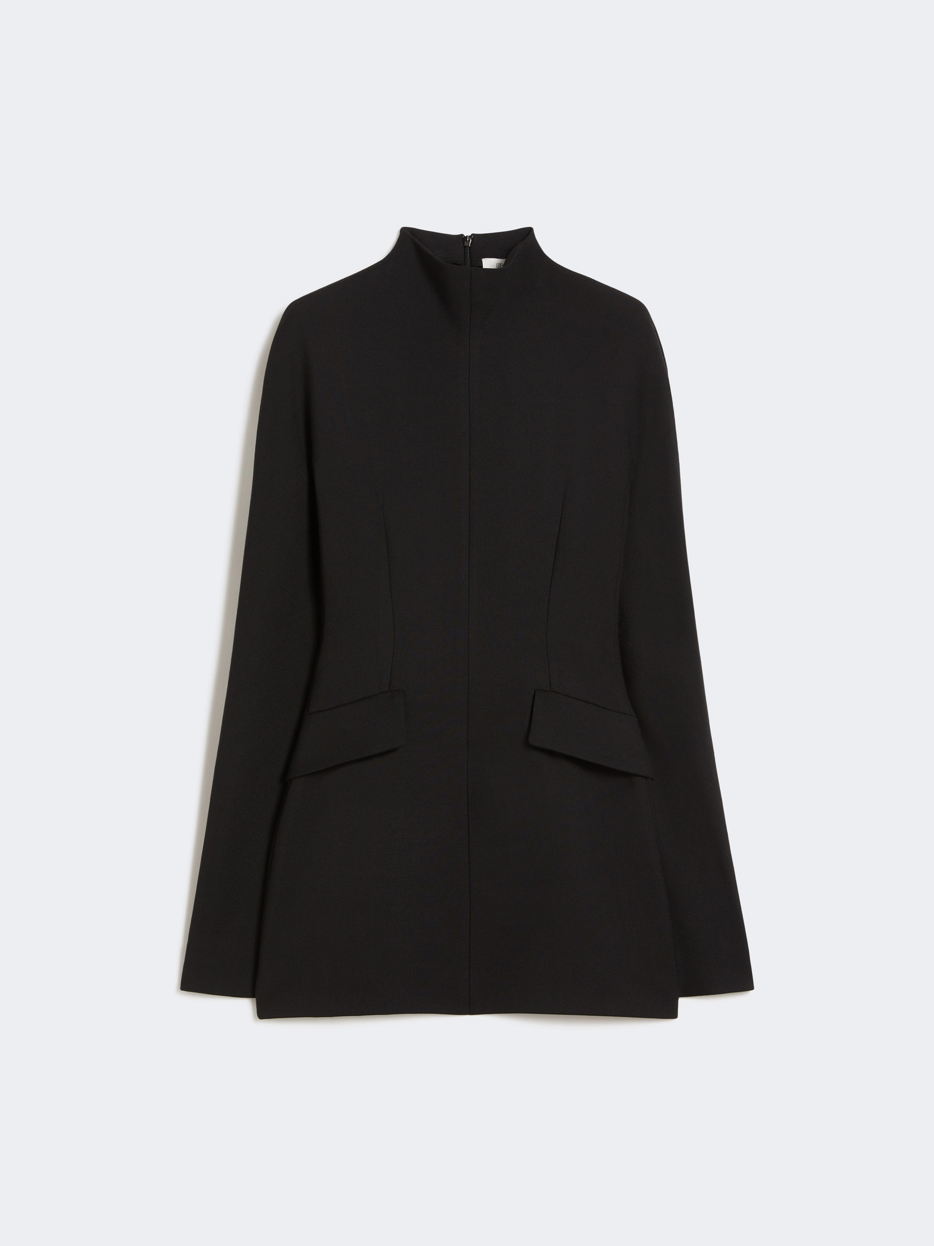 Short, contoured gabardine dress  - BLACK - Sportmax - 5
