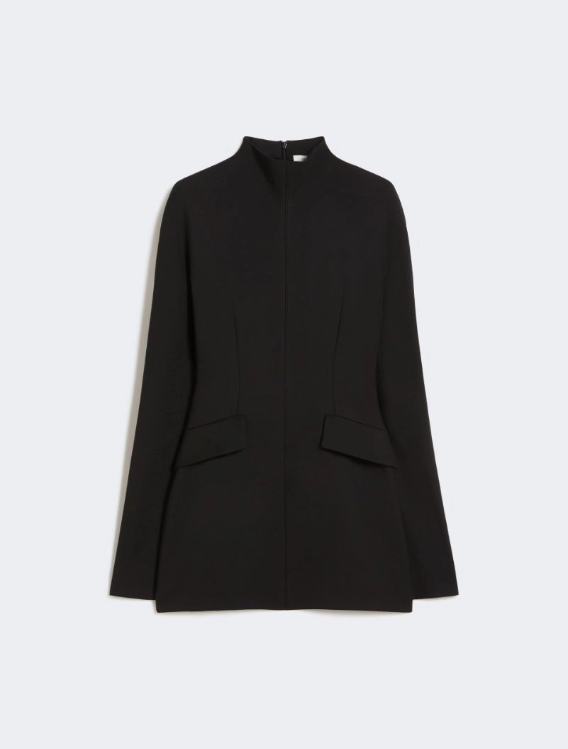Short, contoured gabardine dress  - BLACK - Sportmax - 6