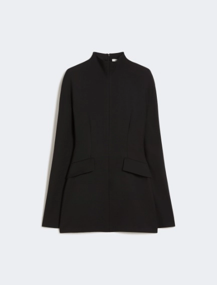 Short, contoured gabardine dress  - BLACK - Sportmax