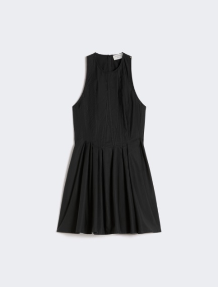 Short sleeveless pure cotton dress - BLACK - Sportmax - 6