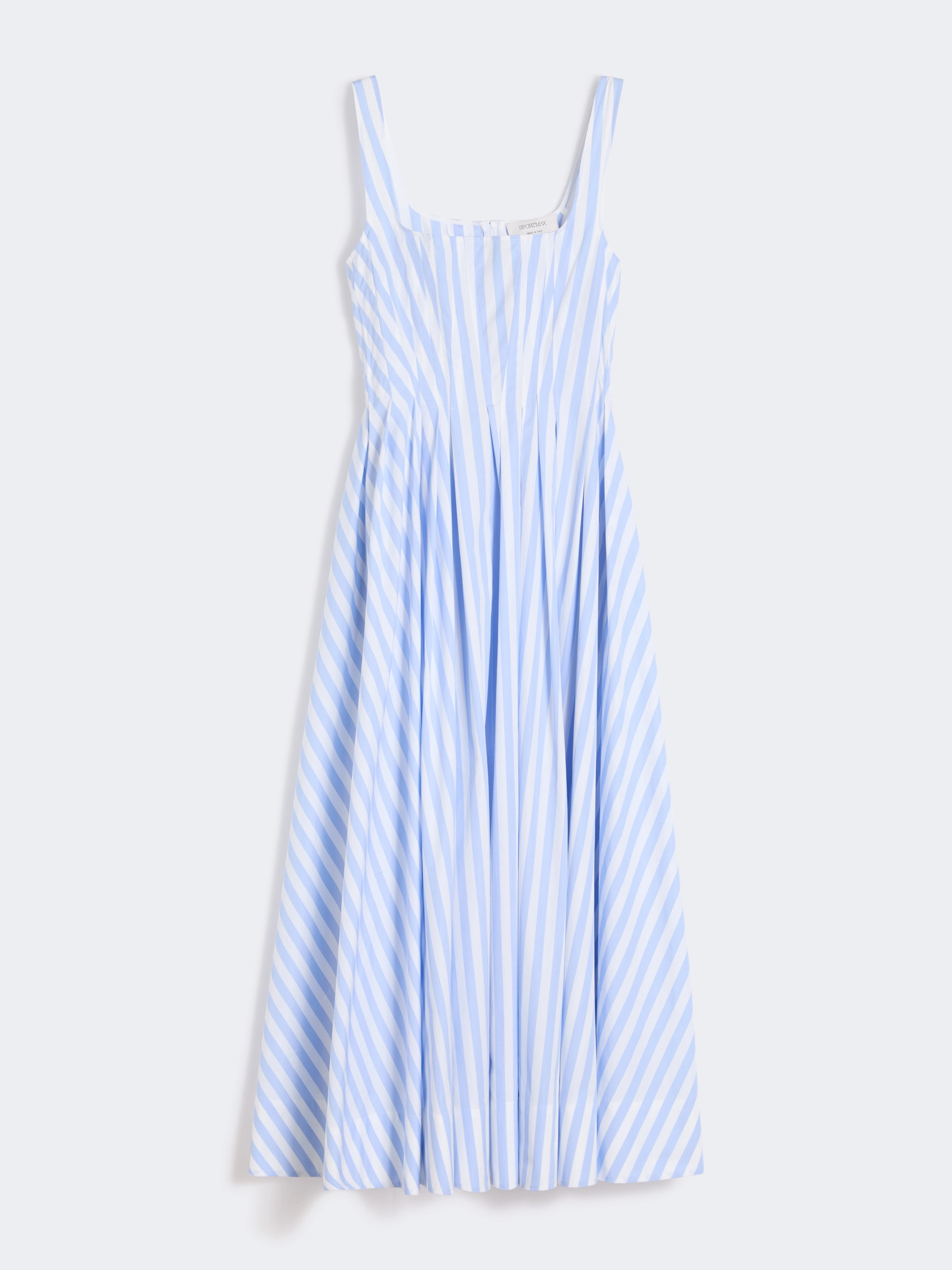 Long cotton poplin dress - LIGHT BLUE - Sportmax - 5
