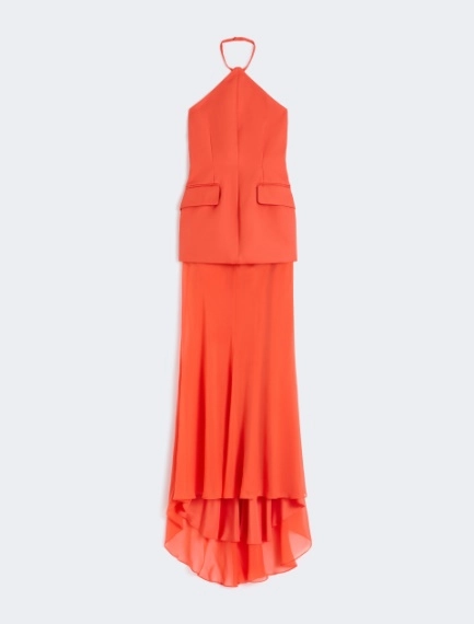 Abito con doppio materiale - ARANCIO - Sportmax