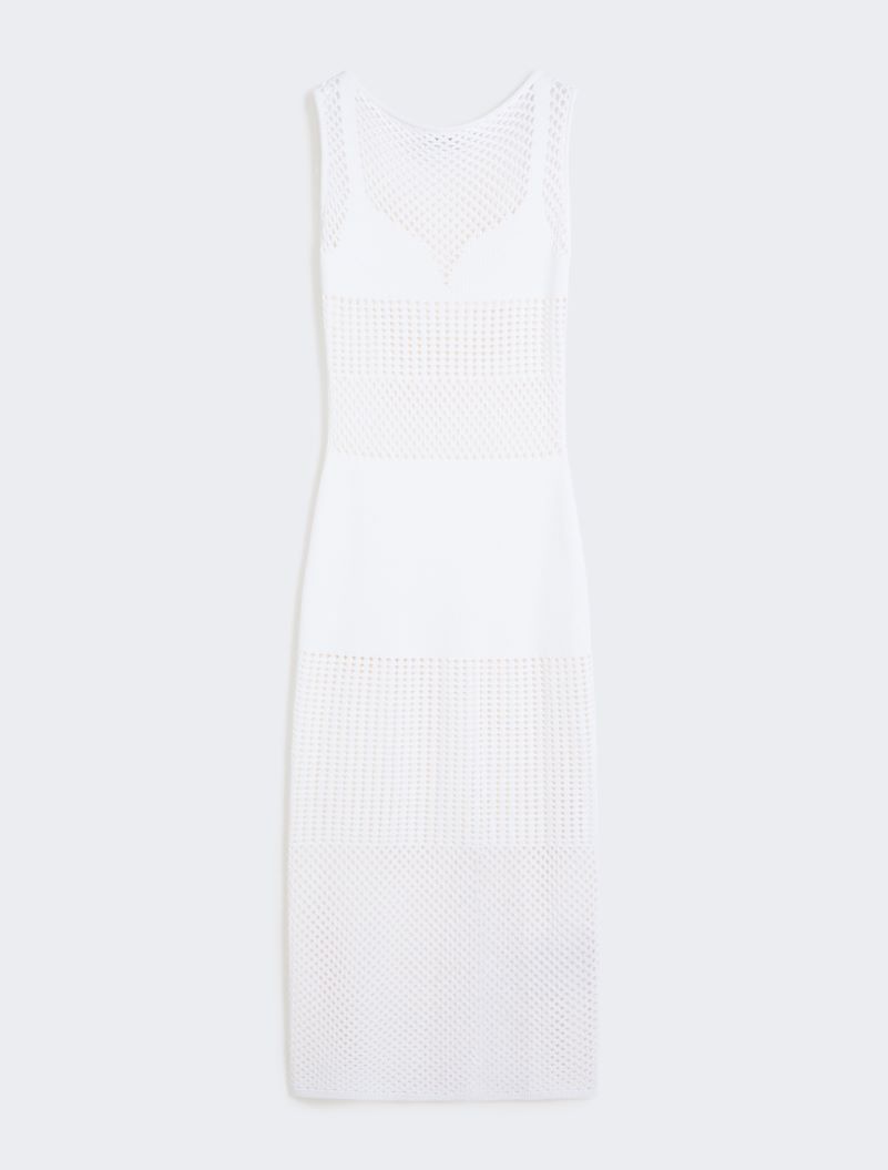 Long stretch viscose dress - WHITE - Sportmax - 6