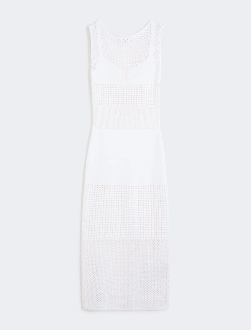 Long stretch viscose dress - WHITE - Sportmax - 6