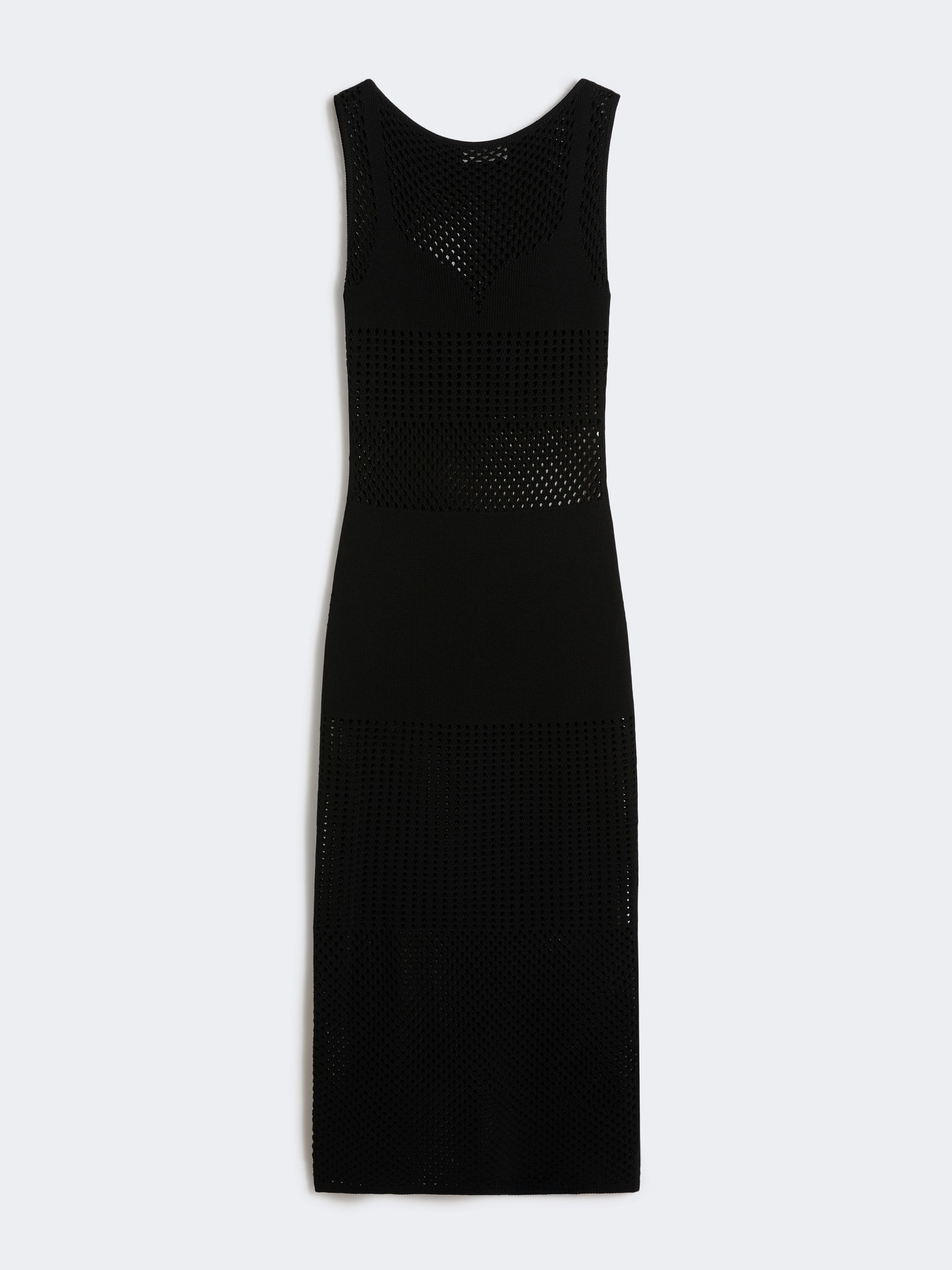 Long stretch viscose dress - BLACK - Sportmax - 5