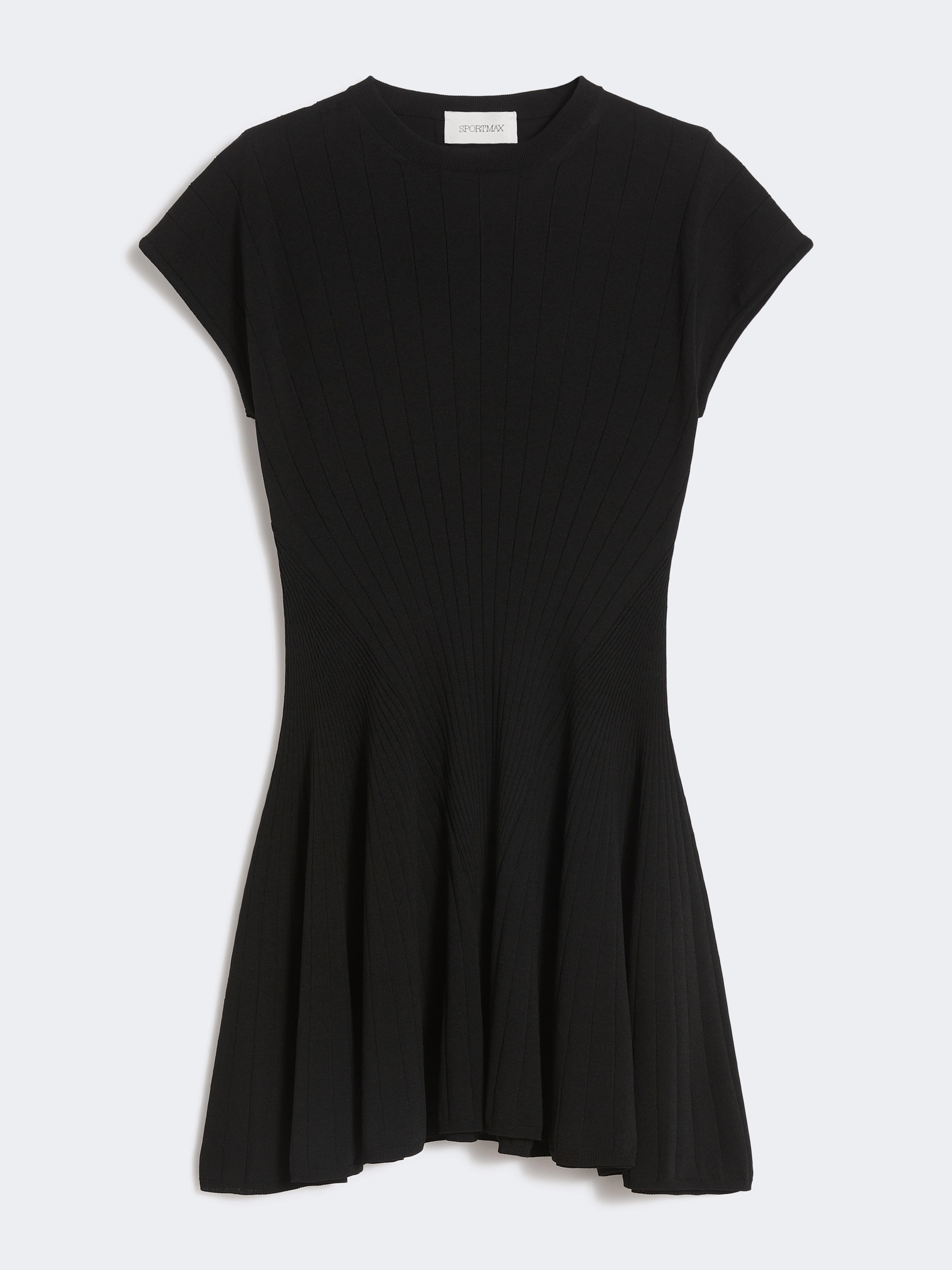 Abito aderente in vita in maglia - NERO - Sportmax - 5