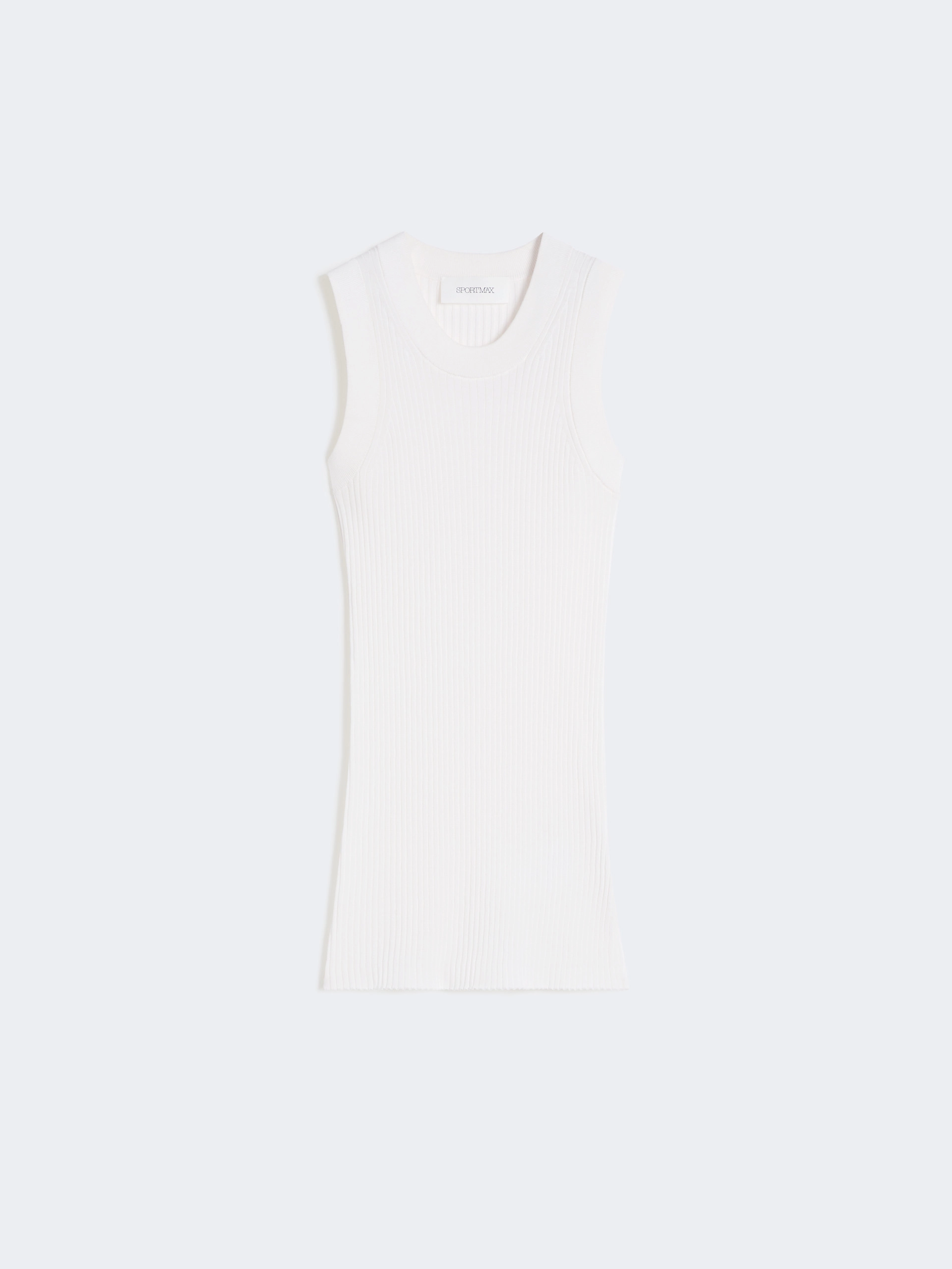 Cotton vest top - WHITE - Sportmax - 6