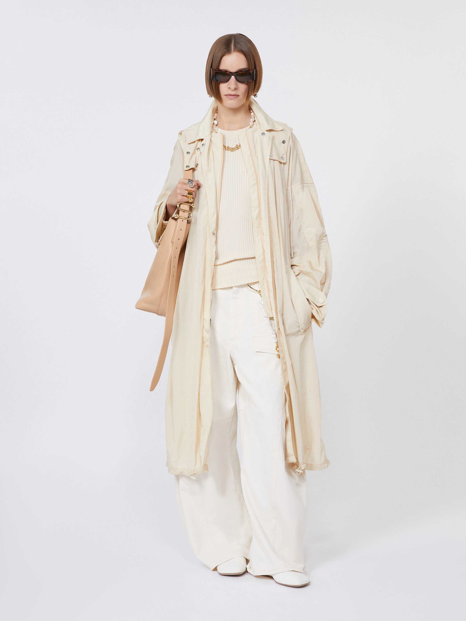 Cotton vest top - ECRU - Sportmax