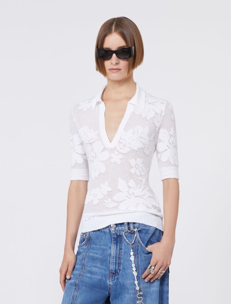 Polo in cotone stretch - BIANCO - Sportmax - 4