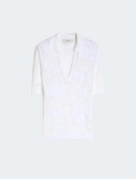 Polo in cotone stretch - BIANCO - Sportmax - 7